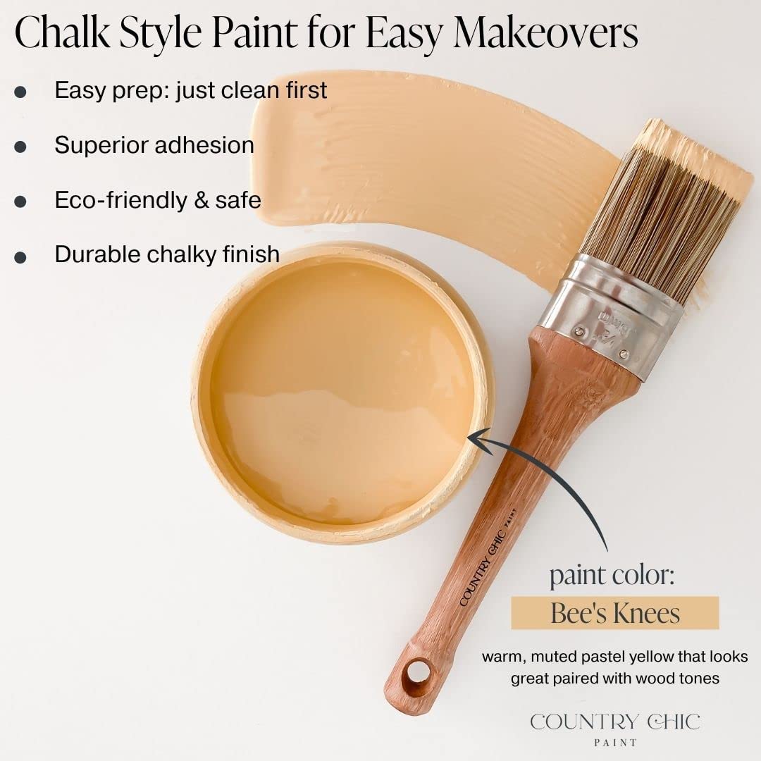 Bee's Knees - Chalk Style Paint for Furniture, Home Decor, DIY, Cabinets, Crafts - Eco-Friendly All-In-One Paint