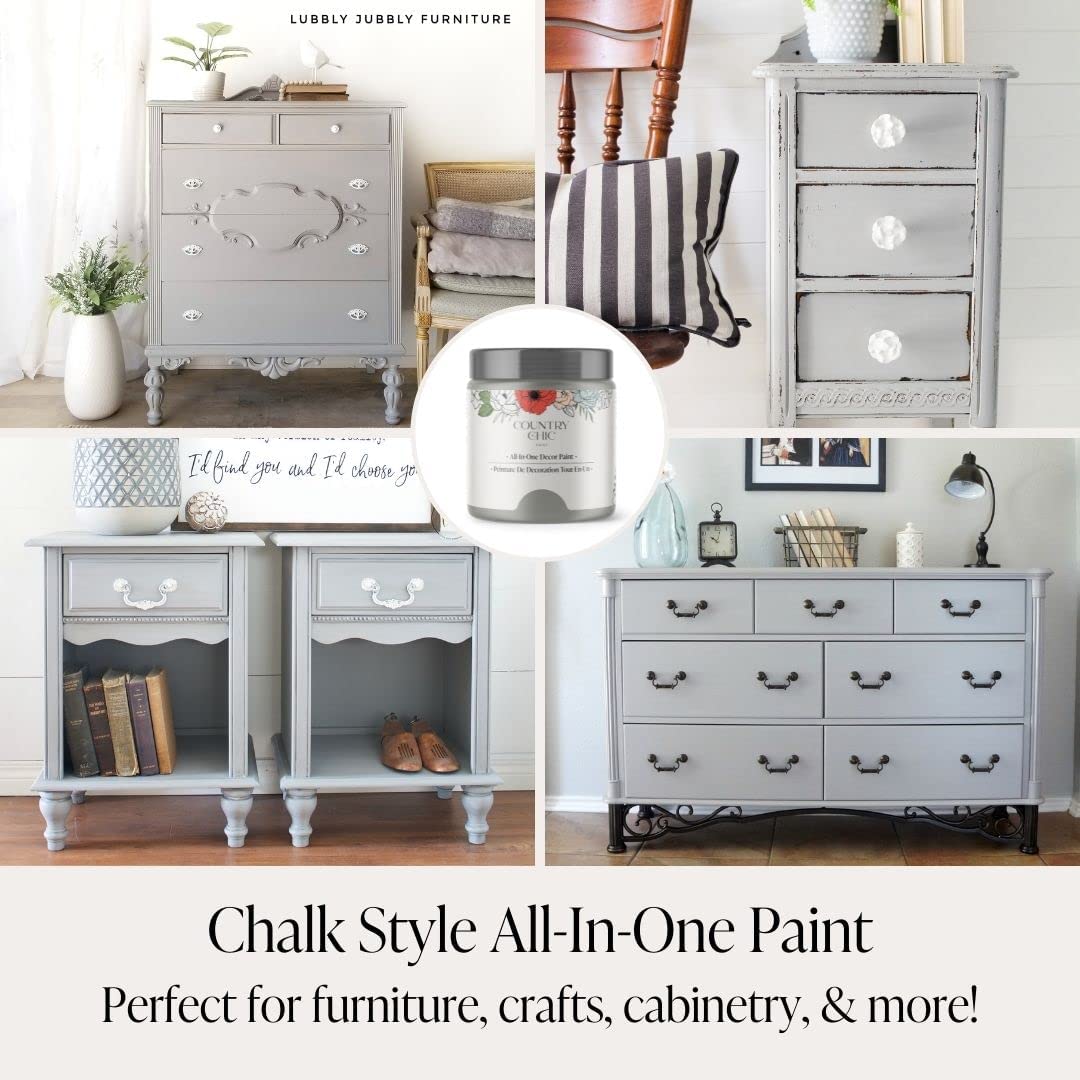 Pebble Beach - Chalk Style Paint for Furniture, Home Decor, DIY, Cabinets,  Crafts - Eco-Friendly All-In-One Paint