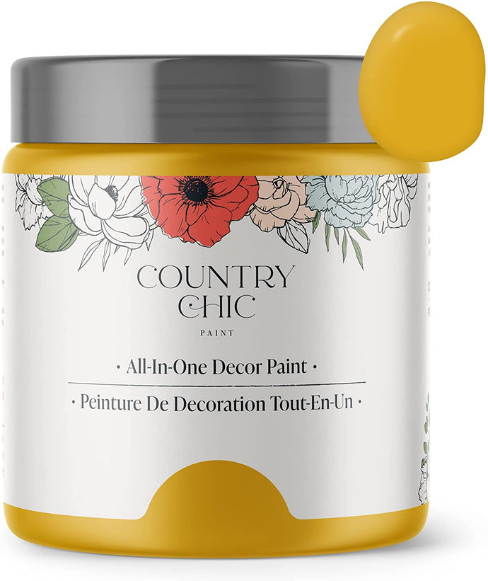 Country Chic All In One Decor Paint  Fresh Mustard