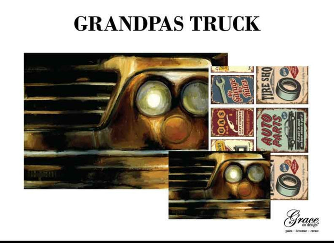 Grandpa's Truck Decoupage Pack