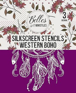 Western Boho Silkscreen Stencil-Belles and Whistles-Dixie Belle Paint